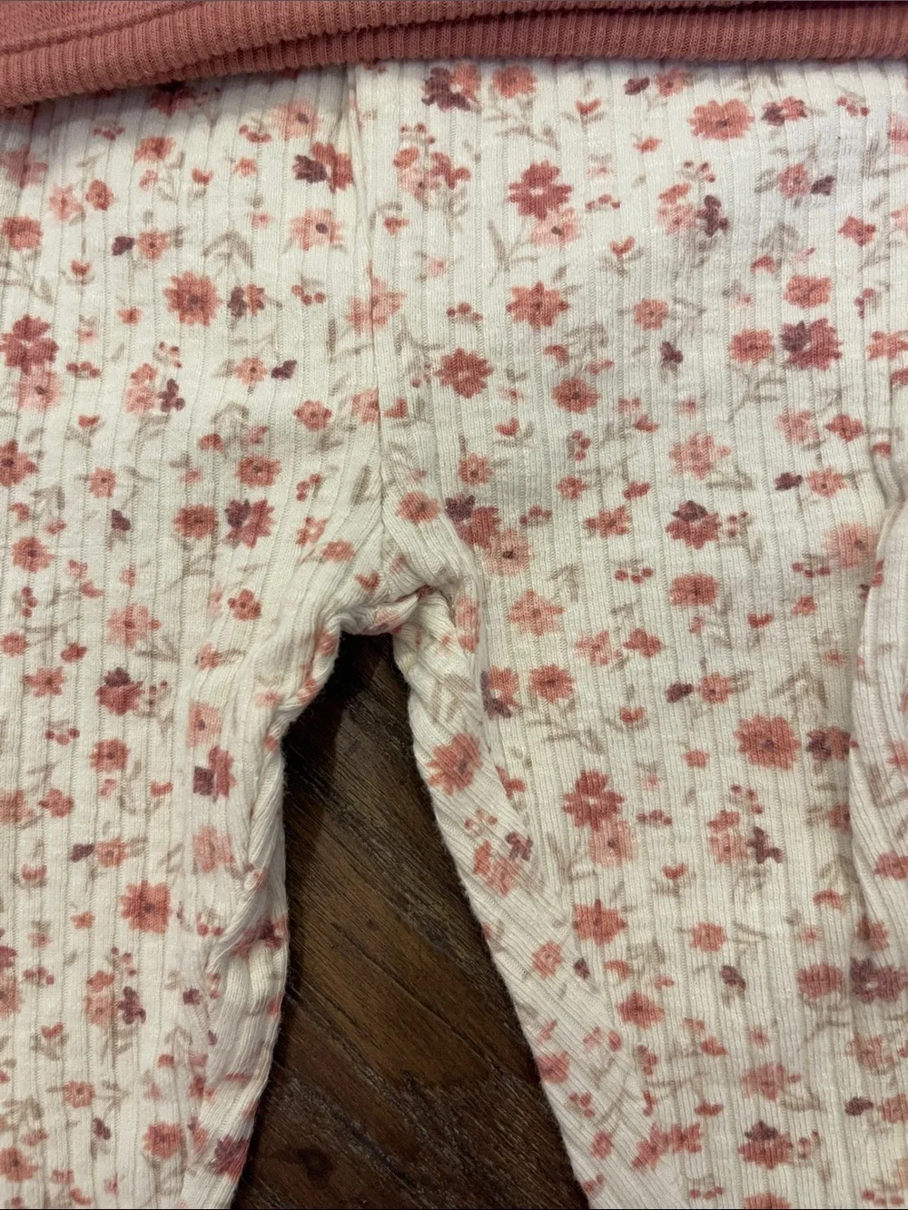 Modern Moments Rose Pink Floral Legging Set 12M
